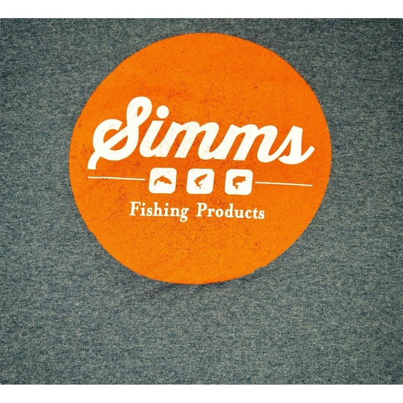 Simms Fishing Performance Long Sleeve Shirt Mens Small Outdoors Gorpcore Camping - Picture 1 of 7